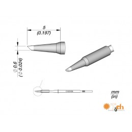 CARTUCHO BISELADO 0,6   MM