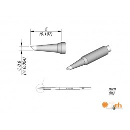 CARTUCHO CUCHILLA 2,5 X 0,3 MM