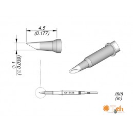 CARTUCHO CUCHARA DE 1 MM