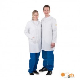 BATA ESD BLANCA TALLA L TCH