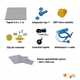 KIT CONEXIÓN A TIERRA ESD...