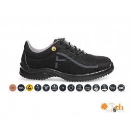 ZAPATO ESD NEGRO PUNTA...