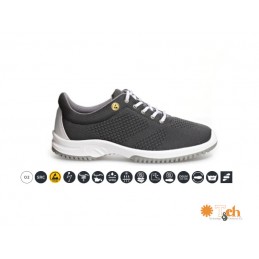 ZAPATO ESD CORDONES NEGRO